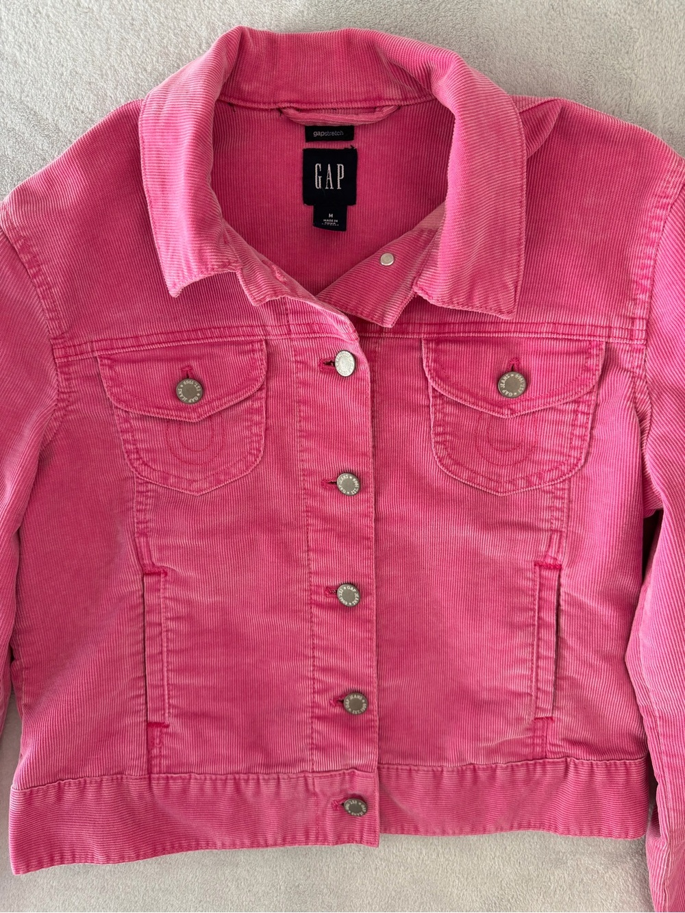 GAP Pink Corduroy Jacket